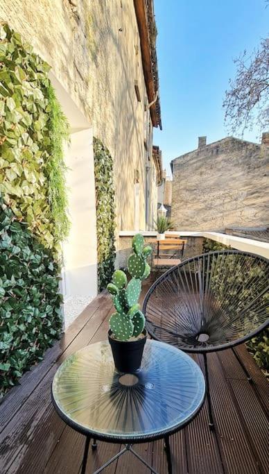#New#Terrasse Sud Ouest#Pied De La Cite #1 Apartment Carcassonne Bagian luar foto