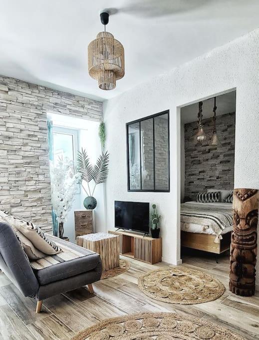 #New#Terrasse Sud Ouest#Pied De La Cite #1 Apartment Carcassonne Bagian luar foto